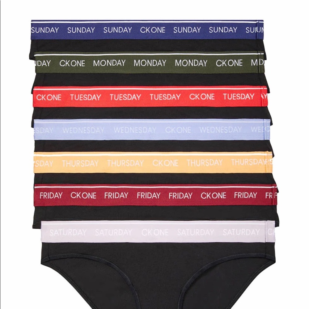 Calvin Klein CK one 7 pack Days of the week bikini briefs underwear
